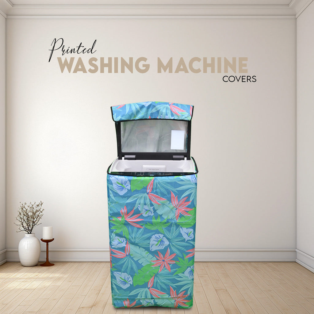Universal 100% Waterproof Printed Washing Machine Covers in Parachute Fabric (Random Colour)